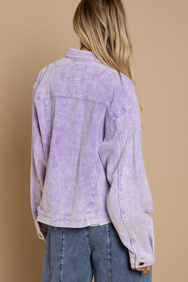 Designer Corduroy Trucker Jacket