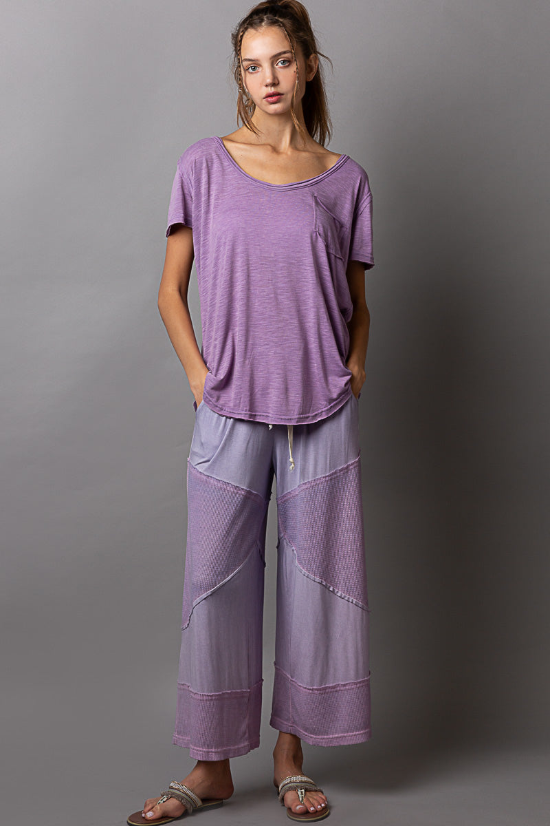 Short Sleeve scoop Neckline