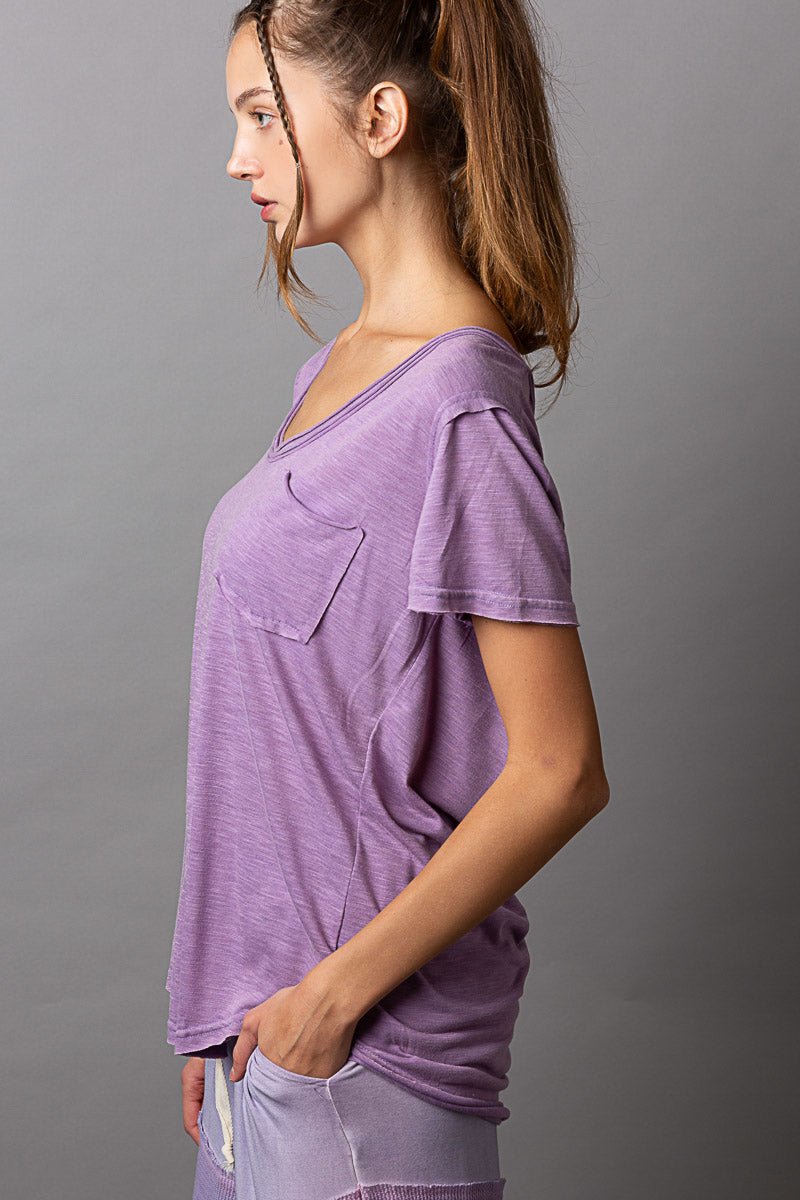 Short Sleeve scoop Neckline