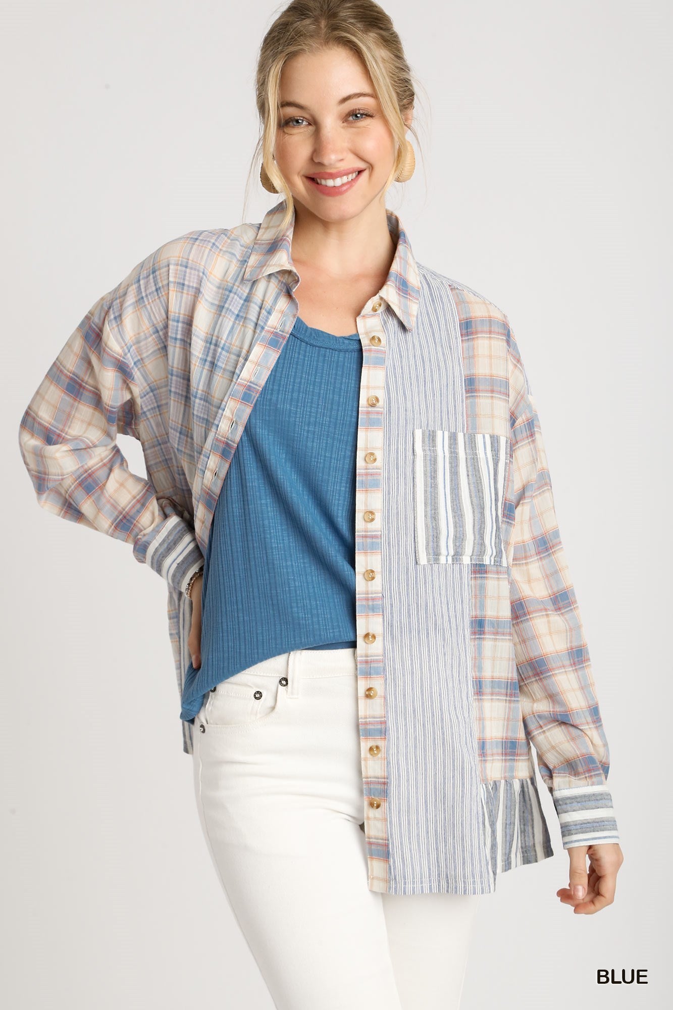 Button Down Collared Shirt