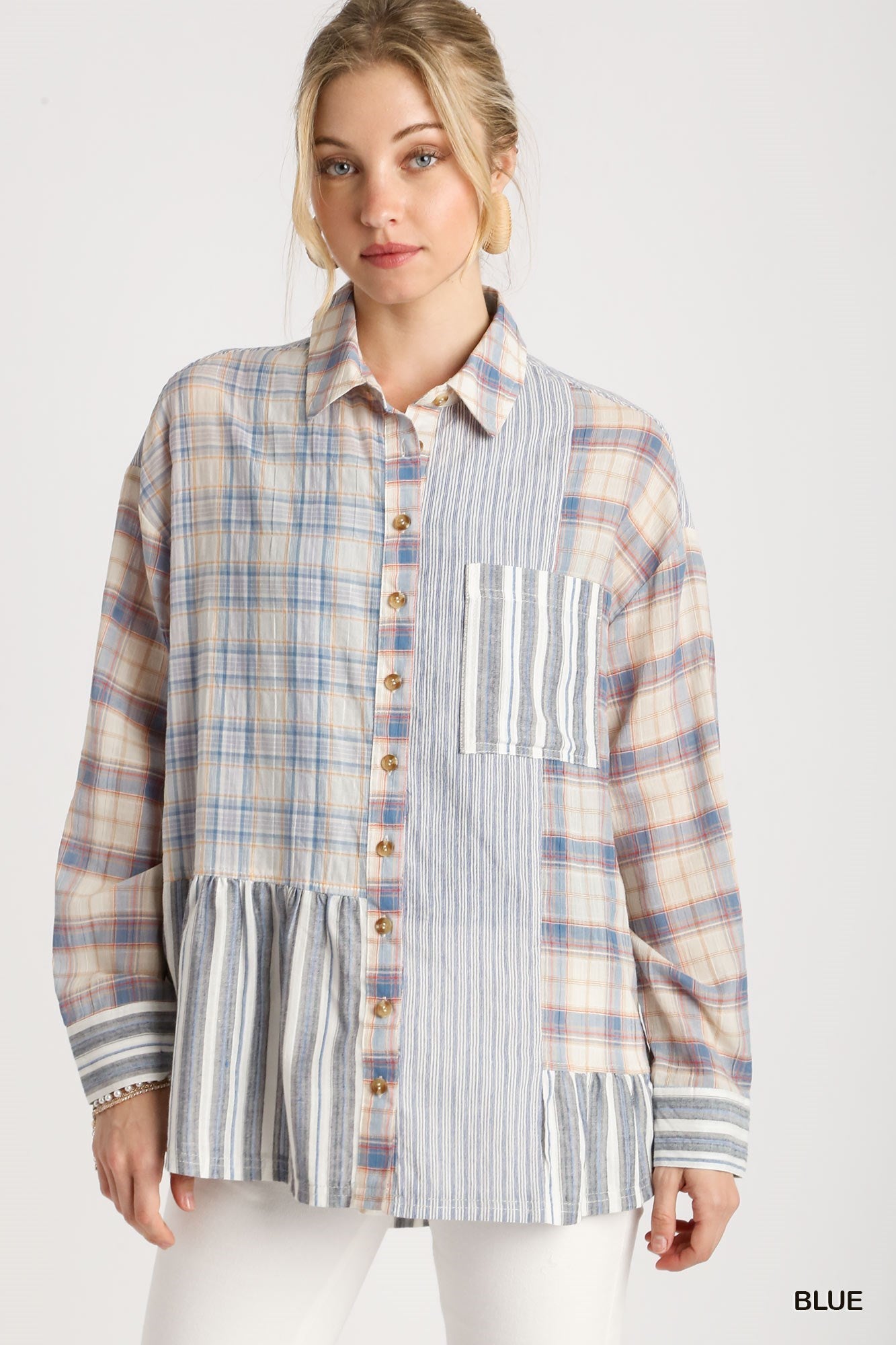 Button Down Collared Shirt