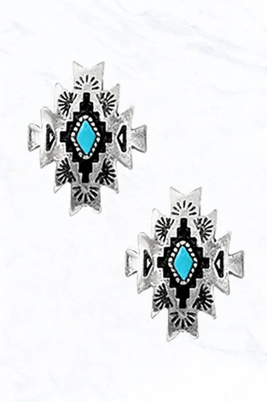 Geometric Stud Earrings
