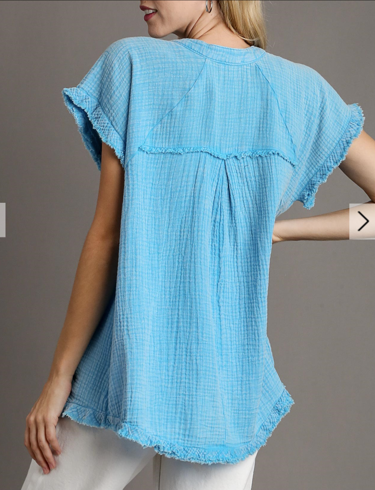 Frayed Hem Shirt