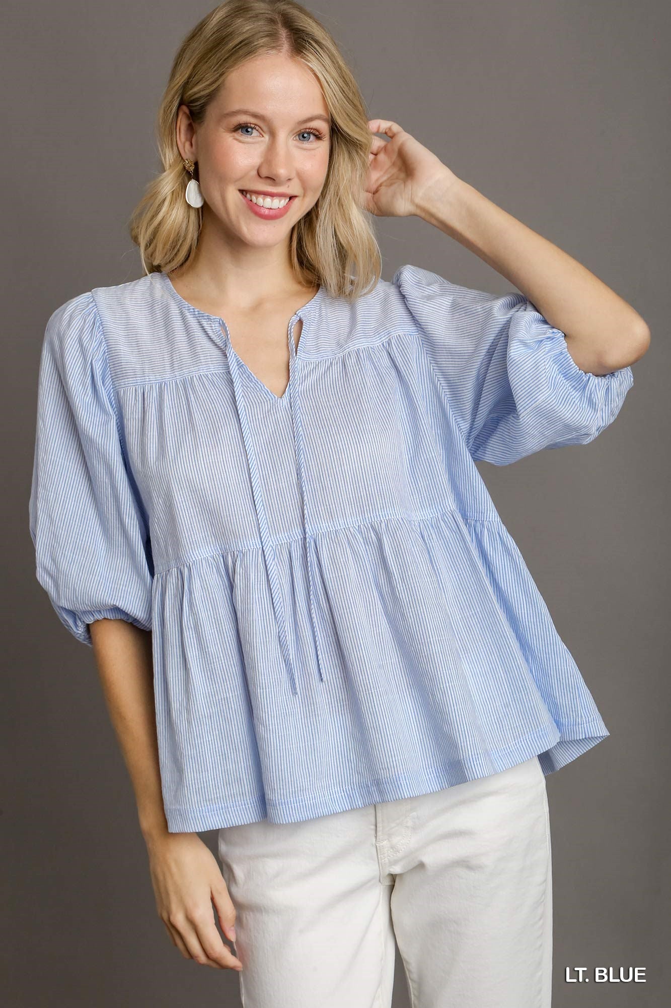 Baby Doll Neck Shirt