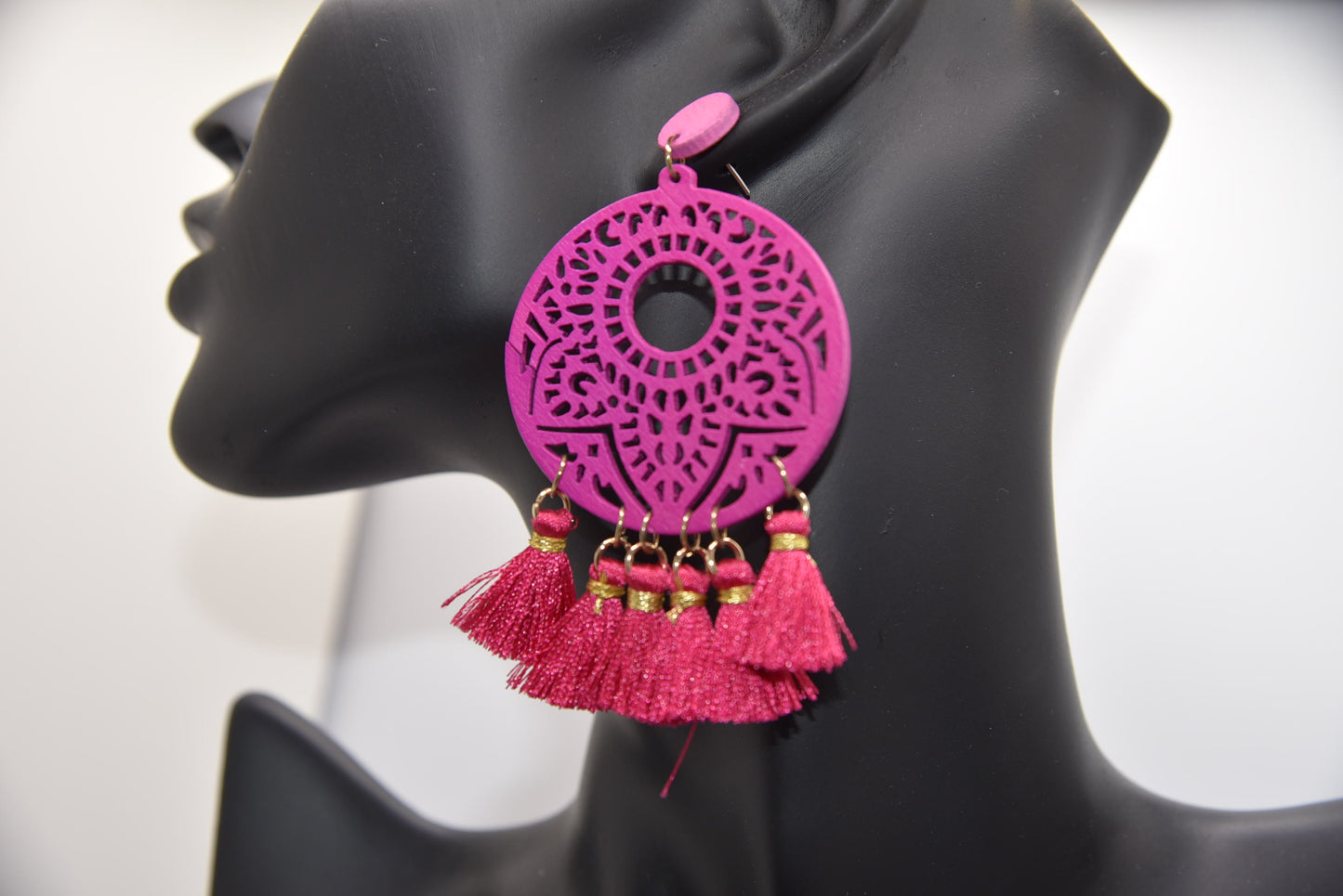 Multi Tassel Earring