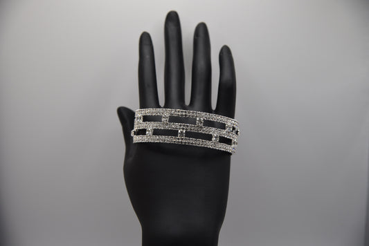 Rhinestone Cuff Bracelet