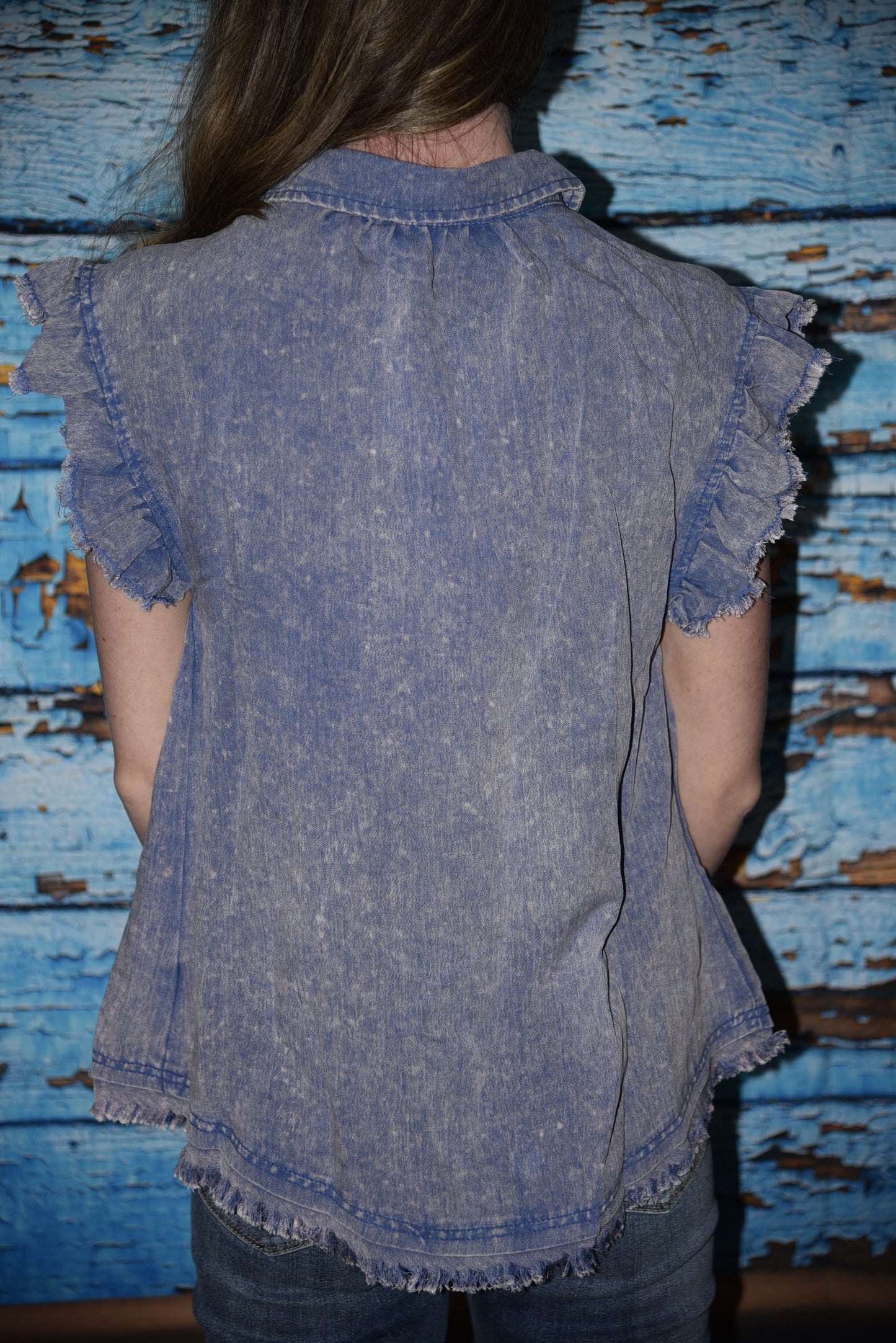 Short Sleeve Denim Shirt