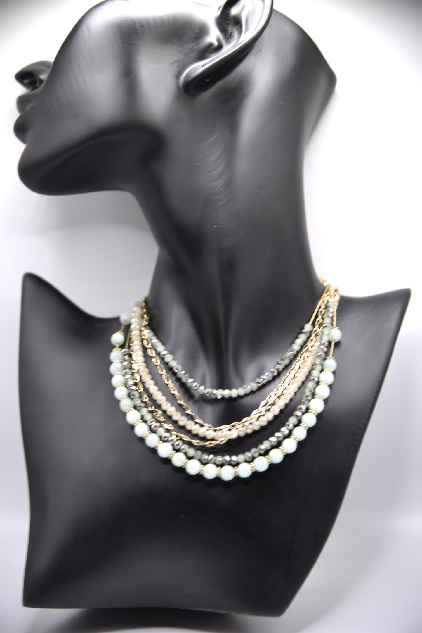 Layered Beaded Necklace
