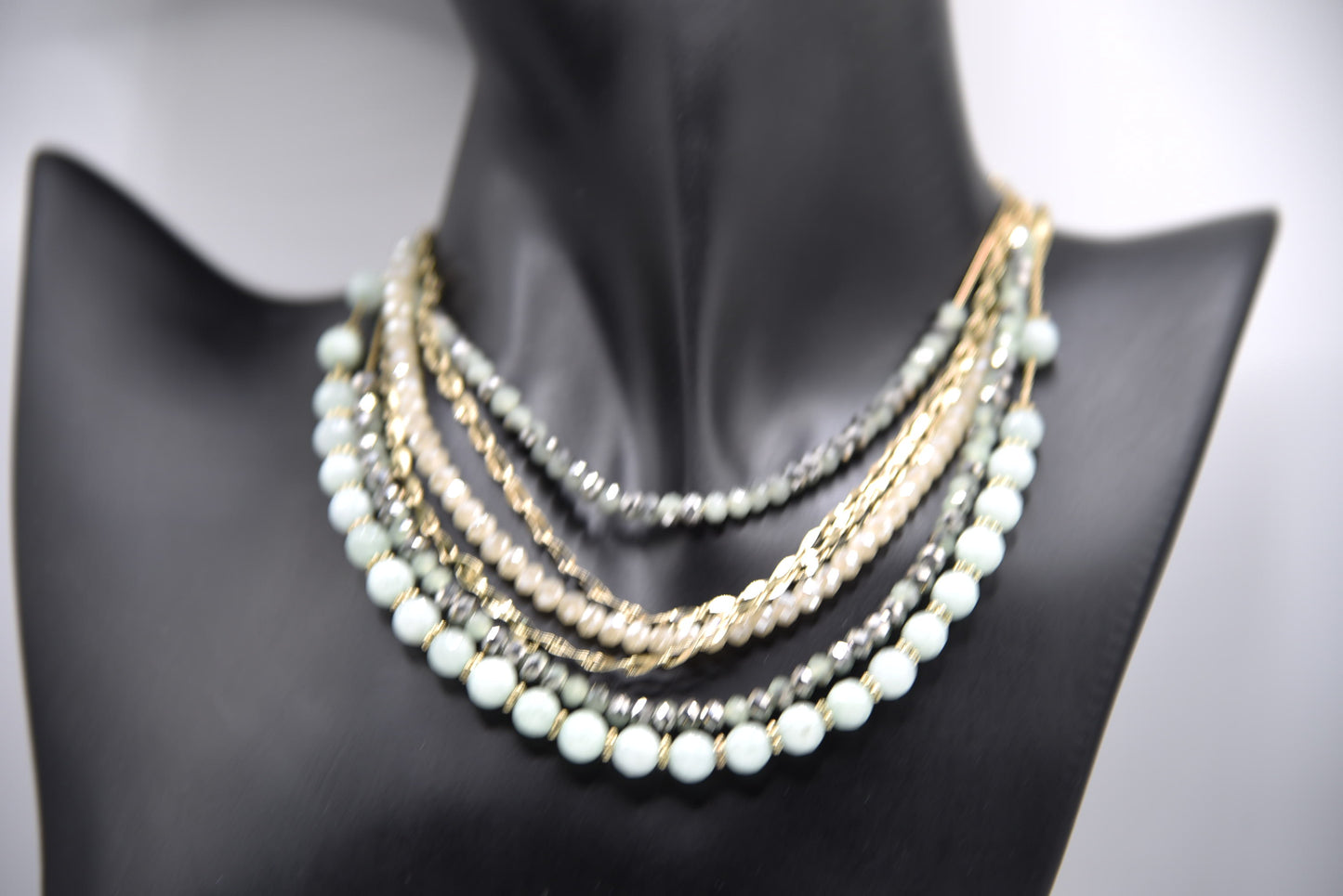 Layered Beaded Necklace