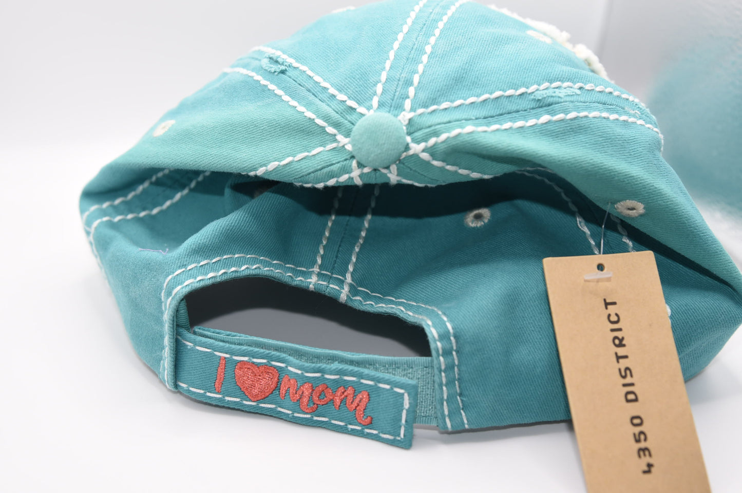I Love MOM Vintage Ball Cap