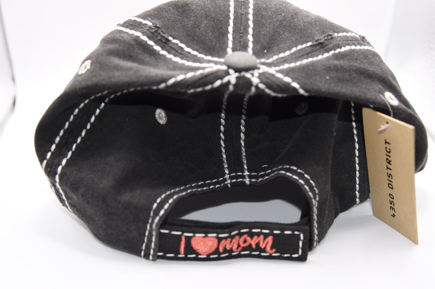 I Love MOM Vintage Ball Cap