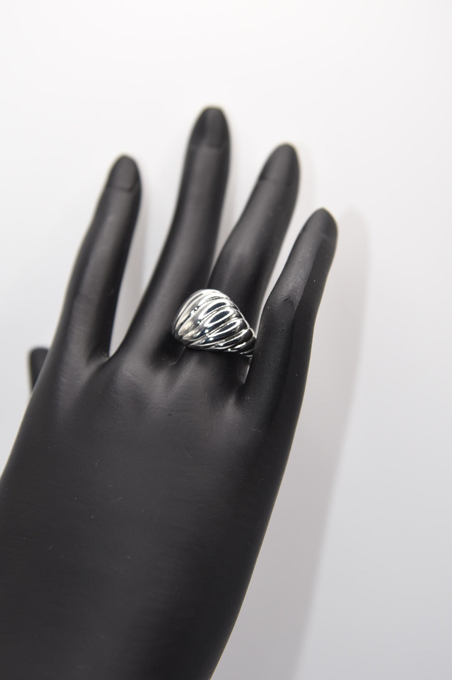 Sterling Silver Wave Ring