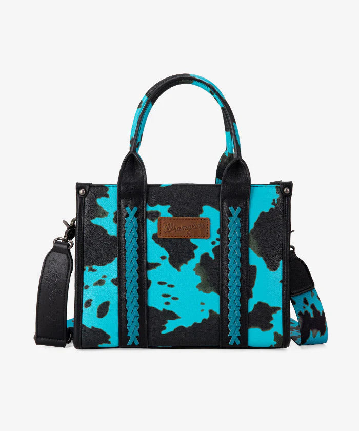 Wrangler Cow Print Concealed Carry Tote/Crossbody