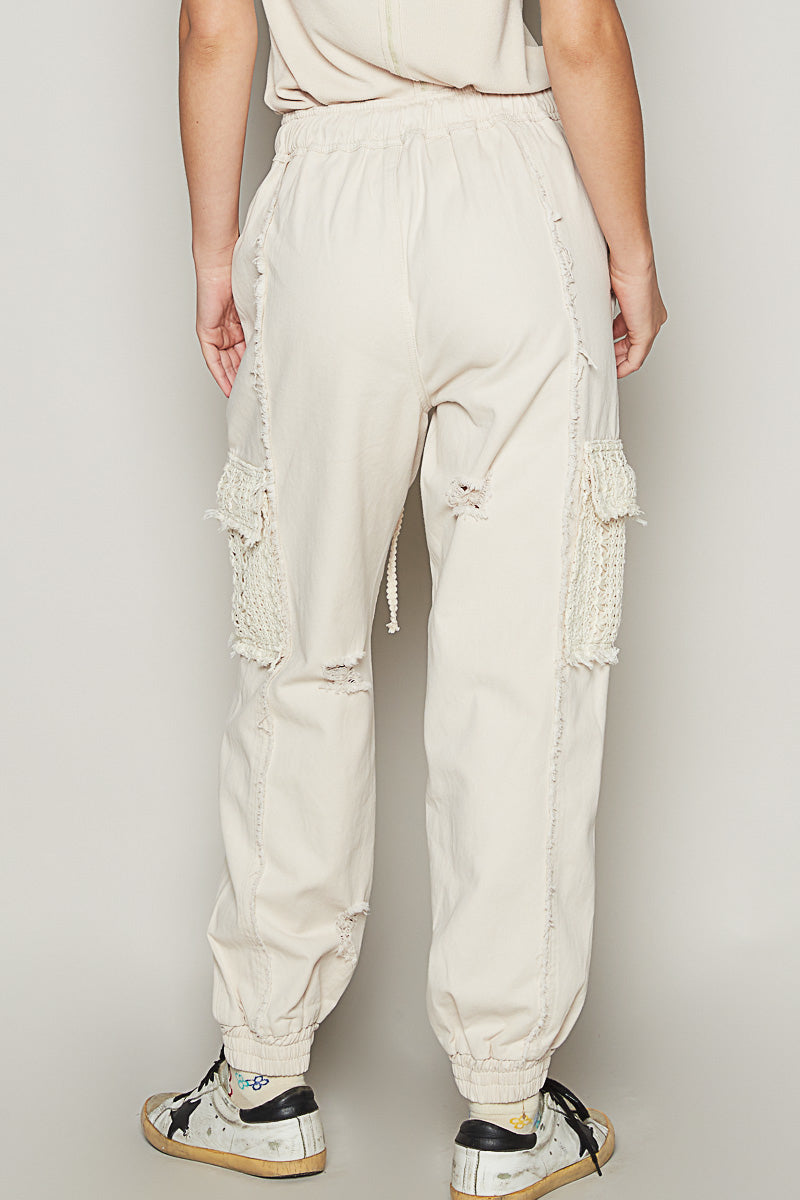 Lace Pocket Jogger