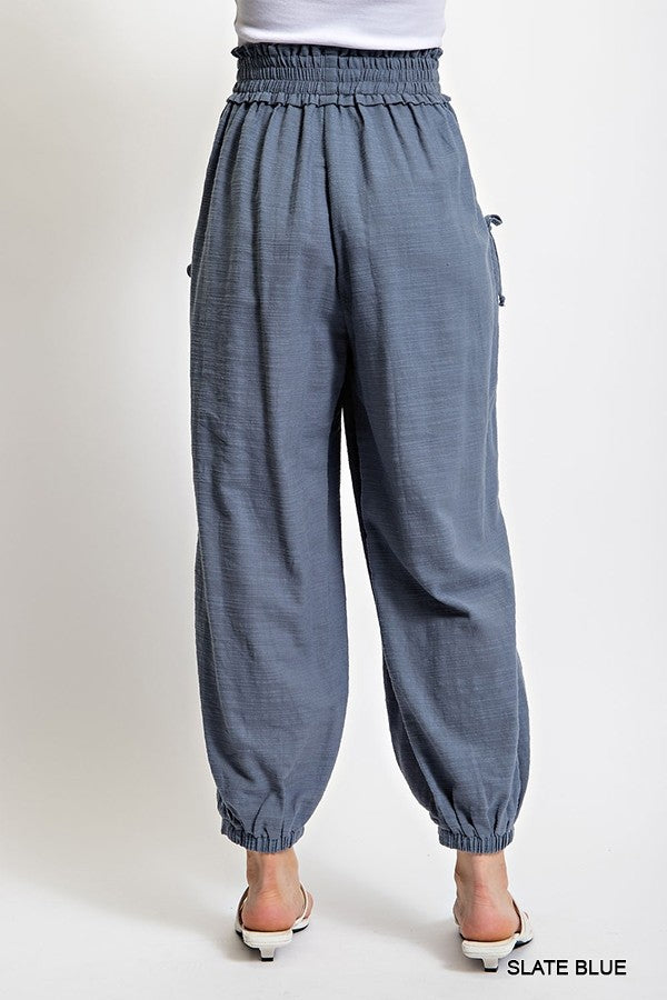 GiGio Voluminous Relaxed Fit Pant with Side Pocket