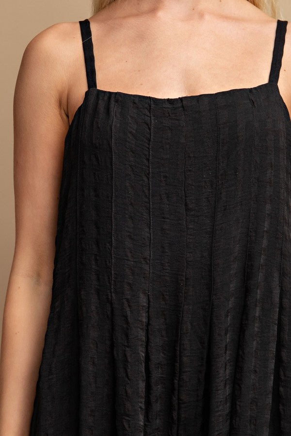 Sleeveless Jumpsuit side button
