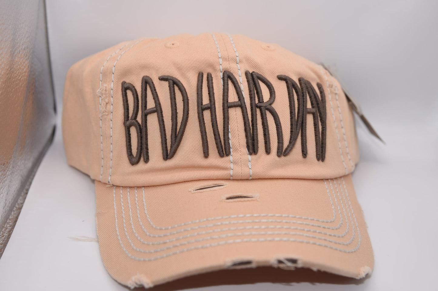 Bad Hair Day Washed Ball Cap