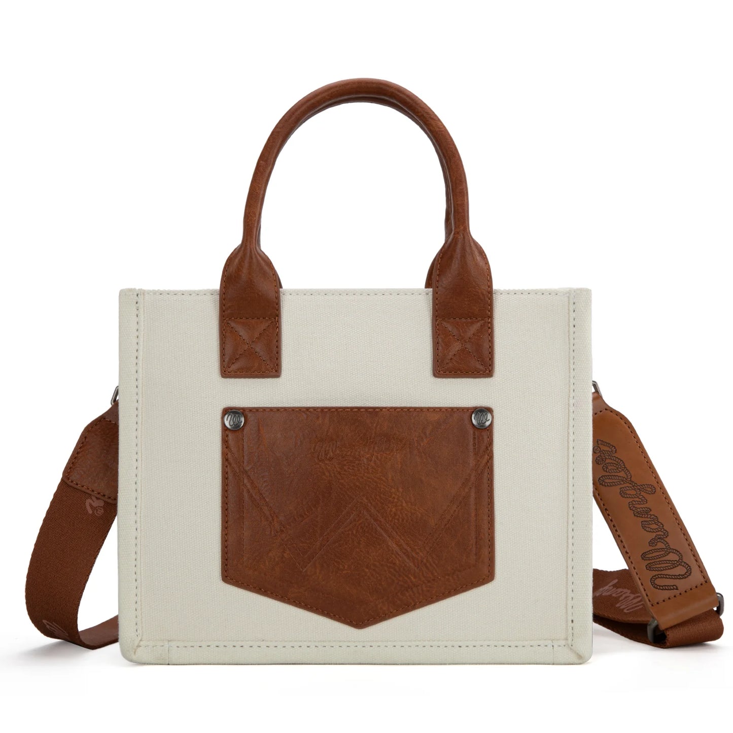 Vintage Wrangler Canvas Tote//Crossbody