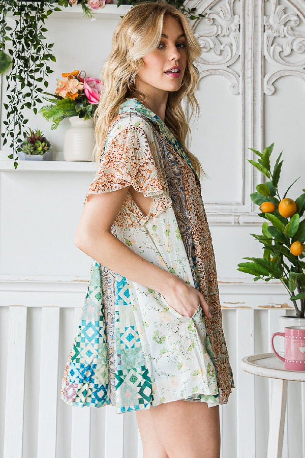 PRINT TUNIC SHIRT