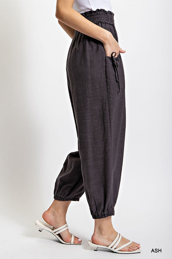 GiGio Voluminous Relaxed Fit Pant with Side Pocket