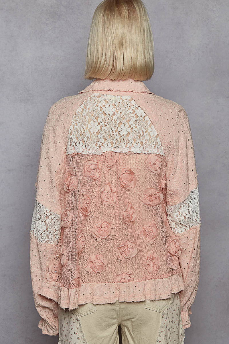 Jacket Top Balloon Sleeve